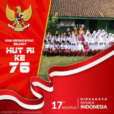 Logo terdiri angka 76 dengan posisi angka 7 yang sedikit lebih tinggi dibandingkan angka 6. Kumpulan 20 Twibbonize Hut Ri Ke 76 Info Opm