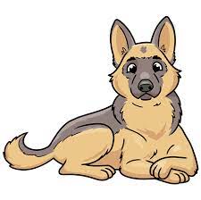How To Draw A Cute German Shepherd Dog - Really Easy Drawing Tutorial