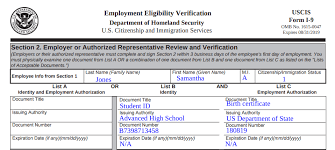 High quality authorization letter samples and free authorization letter templates may be this form of letter of authorization should contain all the contact details of the person, flight details and in addition to that, you should also write about the restrictions that the proxy is not authorized for. How To Fill Out The I 9 Form In 5 Steps Examples