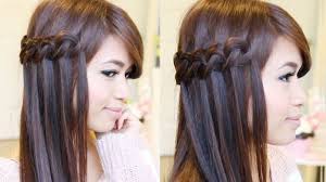 Kolay Yandan Orgulu Selale Sac Modeli Yapimi Hair Tutorial Waterfall Hairstyle Braided Hairstyles