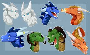 Comm Dragonfire Team Stickers By Natsuakai Dragon Drawing Anthro Dragon Dragon Sketch