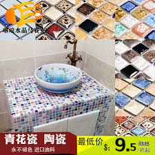 Check out our bathroom countertop selection for the very best in unique or custom did you scroll all this way to get facts about bathroom countertop? New Blue And White Ceramic Mosaic Backdrop Bathroom Countertops Mediterranean Kitchen Tile Imported Glaze Tile Jewelry Tile 3dglaze Powder Aliexpress