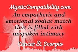 We often hear that scorpio and cancer are a good match but few reasons are given why. Cancer Scorpio Compatibility Mystic Compatibility