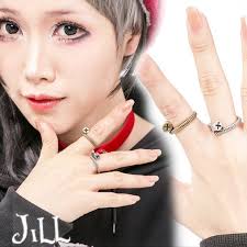 吉兒龐克搖滾龐克系ROCK 螺絲造型戒指2色JK6026