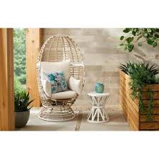 This outdoor furniture project is simple to build, functional, and will look great on your patio. Outdoor Egg Chair Patio Chairs Patio Furniture The Home Depot