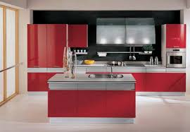 simple but effective red kitchen ideas