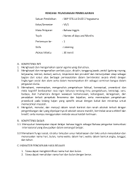 Maybe you would like to learn more about one of these? Rpp Bahasa Inggris Listening Smp Kelas 7 Kurikulum 2013