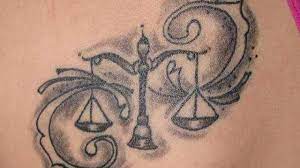 The pair of scales from this tattoo design aren't perfectly balanced. Libra Tattoos 50 Designs With Meanings Ideas Celebrities Body Art Guru