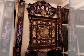 TỦ THỜ GỖ CẨM LAI KHẢM ỐC { LOẠI SIÊU VIP }