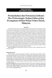 Kewujudan ekopelancongan membolehkan usaha pengekalan serta perkongsian mengenai budaya warisan tempatan untuk jangka masa panjang kepada pelancong. Https Journals Mindamas Com Index Php Sosiohumanika Article Download 417 415