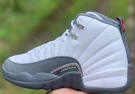 Black And Blue 12s Release Date Air Jordan 12 White Dark Grey Release Date Sneakernews Com Air Jordans Jordan 12 White Jordans