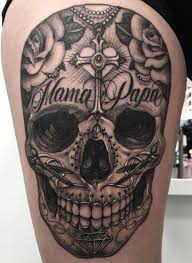 Skull Bite The Bullet Tattoo Pin De Fernando Espinoza Em Tattoos Tatuagem De Caveira Desenho Para Tatuagem De Caveira Tatuagem Caveira Mexicana