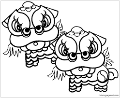 You can print whichever animal the current year is. Chinese New Year Coloring Pages Holidays Coloring Pages Free Printable Coloring Pages Online