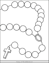 Set off fireworks to wish amer. Rosary Coloring Pages The Catholic Kid