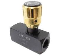 Hydraulic In-Line Adjustable Variable Flow Control Valve w/ Free Reverse  Flow, 3/8" NPT