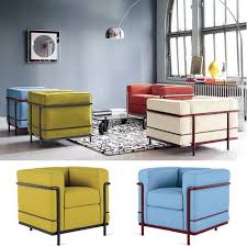 A Colorful Corbusier Corbusier Furniture Le Corbusier Furniture Sofa Design