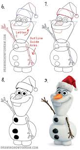 Laden sie fotos, illustrationen und bilder kostenlos herunter. How To Draw Olaf With Santa Claus Hat On Step By Step Drawing Tutorial 474074298273070741 Weihnachten Zeichnen Weihnachten Zeichnung Disney Zeichnen Anleitung
