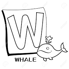 Cars that start with the letter w include the wolseley wasp, wartburg 353, wanderer w10 and jeep wrangler and wagoneer. Coloring Alphabet For Kids W With Whale Royalty Free Cliparts Vectors And Stock Illustration Image 15876077