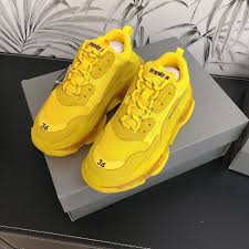 ✈ choose express delivery at checkout. Balenciaga Triple S Sneakers Yellow Replica Balenciaga Triple S Sneakers