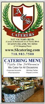 Check spelling or type a new query. A S Caterers And Luncheonette Restaurant In Staten Island Official Menus Photos
