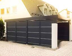 Siebau Carport Mit Wandelement Trespa Carport Haus Carports