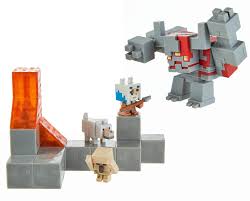 They also wear reinforced mail, which can appear wearing either both helmet and chestplate or just helmet. Minecraft Dungeons Redstone Monstrosity Mangle With Redstone Monstrosity Armored Valorie Iron Golem Summoned Wolf Battle In A Box Gift For Kids Age 6 And Older Gwc01 Buy Online In Saint Lucia At