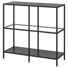 Vittsjo Regal Schwarzbraun Glas 100x93 Cm Ikea Deutschland Regal Metall Schwarz Glaser Ikea Regal