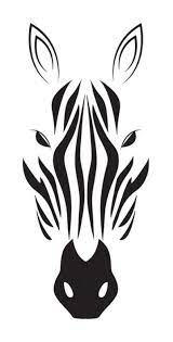 Download Zebra Face Svg Png Jpg Cricut Silhouette Zoo Animal Etsy Zebra Drawing Stencil Art Silhouette Art