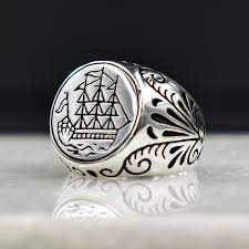 Has your silver sterling jewelry lost its luster? 925 Sterling Silver Signet Men S Ring