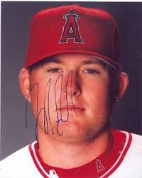 MARK TRUMBO CALIFORNIA ANGELS SIGNED 8X10 PHOTO W/COA