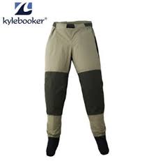 Details About Kylebooker Fly Fishing Waders Pants Stocking Foot Weatherproof Wading Trousers
