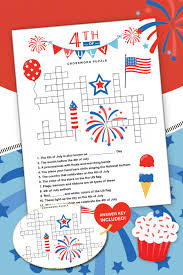 Fourth of july crossword puzzle. Free 4th Of July Printables And Activities Mom Wife Busy Life