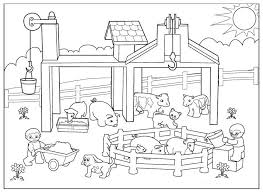 Dieren Krijgen Te Eten Coloring Pages Farm Animal Coloring Pages Coloring Pages For Kids