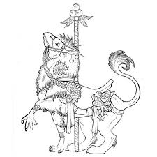 Carousel Gryphon Color Me Animal Coloring Pages Coloring Pages
