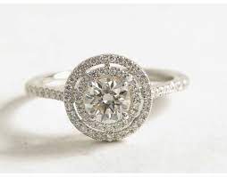 0 7 Carat Diamond Floating Double Halo Diamond Engagement Ring Blue Nile Engagement And W Thin Band Engagement Ring Detailed Engagement Ring Engagement Rings