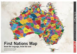 First Nations Map Australia Aboriginal Language Australia Map Australia History