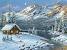 Cozy Winter Cabin Scene