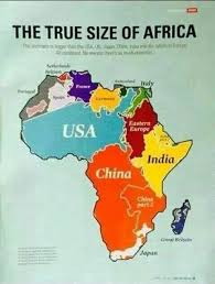 The True Size Of Africa History Facts African History Black History Facts