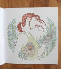 The Lunar Chronicles Colouring Book Review