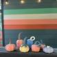 October Monthly Make-Along - create colorful miniature ceramic pumpkins!