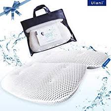 Maybe you would like to learn more about one of these? Bathtub Pillow By Ulani Home Spa Relaxation Original Luxury Bath Cushion With Bath Pillow Travel Case Headrest Thick Soft Neck Shoulders Support Non Slip Quick Dry Anti Bacterial White Buy