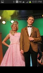 Amber With Corny Collins In Ferndale High Schools Production Of Hairspray 2013 Hairspray Costume Hairspray Musical Hairspray