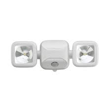 A similarity with most other options is that you have to purchase. Mr Beams Outdoor 500 Lumen Battery Powered Motion Activated Integrated Led Twin Head Security Light White Mb3000 Wht 01 The Home Depot Mr Beams Security Lights Security Spotlight