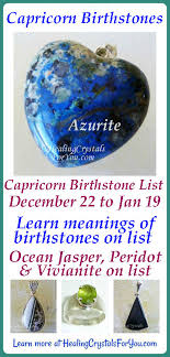 Each month is represented by a gemstone or birthstone. Capricorn Birthstone List Birthstones Meanings 22nd Dec 19th Jan