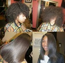 It includes several steps, and it's mainly used to take those woman, who has natural hair from curly or coily to. Silk Press Flat Iron Neck Length Hairstyles For Black Hair Novocom Top