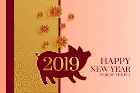 Download this premium photo about lunar new year pig 2019, and discover more than 8 million professional stock photos on freepik. Free Vector Happy Chinese New Year 2019 Background With Pig Silhouette