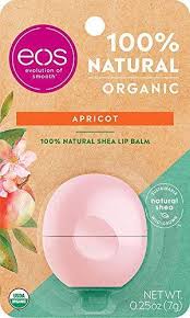 Organic oils & shea butter. Eos Usda Organic Lip Balm Apricot Lip Care To Nourish Dry Lips 1 Ninthavenue Europe