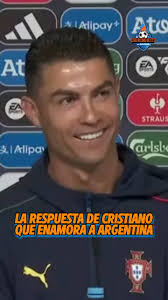 🇦🇷🇵🇹 La respuesta de Cristiano que enamora a Argentina: 😅 "¿Jugar con  Messi? Bueno, boludo, nunca se sabe...".