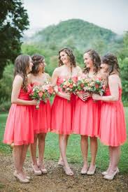 Bridesmaid Dresses Coral Watermelon Pink Wedding Colour Style Brides Of Adelaide Magazine Coral Bridesmaid Coral Bridesmaid Dresses Cheap Bridesmaid Dresses