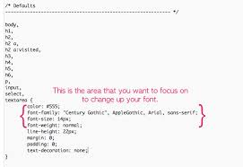 How To Change Font Style Using Css Wordpress About Me Blog Font Styles Blog